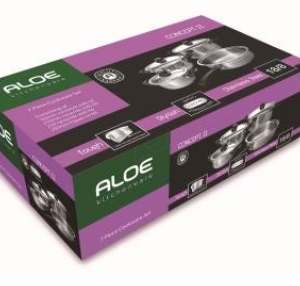 STAINLESS STEEL HOLLOWARE 6 piece set